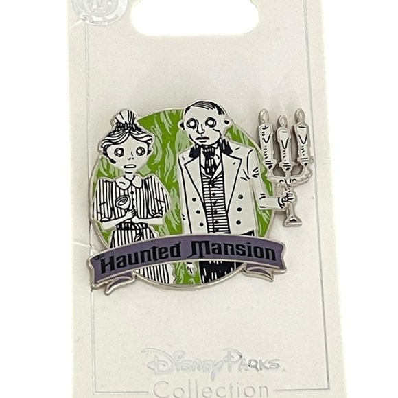 Disney Parks Haunted Mansion Ghost Maid Butler Pin - Picture 4 of 4